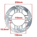 DISCO DE FRENO KAWASAKI NINJA 600 TRASERA AG8 (D8015)