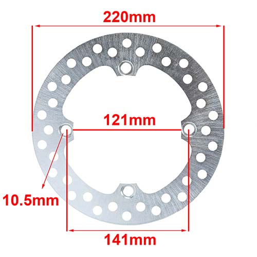 DISCO DE FRENO HONDA CR125/250 TRASERA AG8 (D8019)