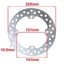 DISCO DE FRENO HONDA CR125/250 TRASERA AG8 (D8019)