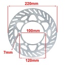 DISCO DE FRENO KAWASAKI KX125 96/97-KDX200 TRSASERA AG8 (D8023)
