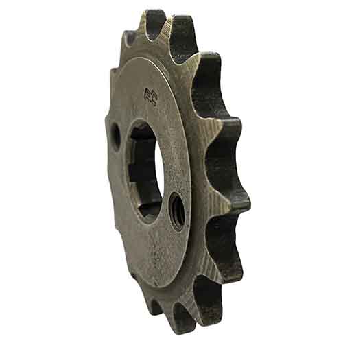 PIÑON DE TRANSMISION HONDA CG 125 TITAN 2000/ STORM/ FAN (M. VIEJO) (Z15 ESTRIA FINA) CREUSO (935-ARG)