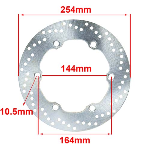 DISCO DE FRENO HONDA CBR1000/400/VFR400 TRASERA AG8 (D8040)