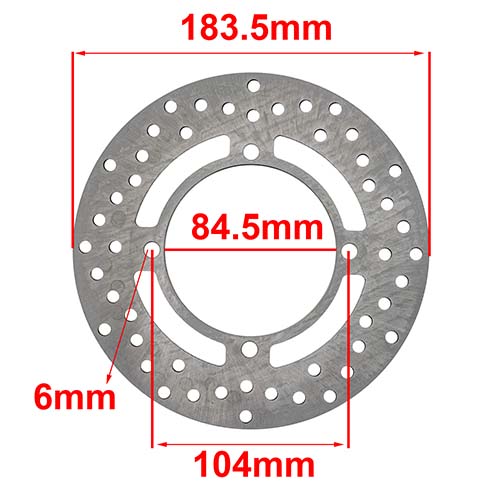 DISCO DE FRENO KAWASAKI KX80 TRASERA AG8 (D8063)
