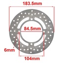 DISCO DE FRENO KAWASAKI KX80 TRASERA AG8 (D8063)