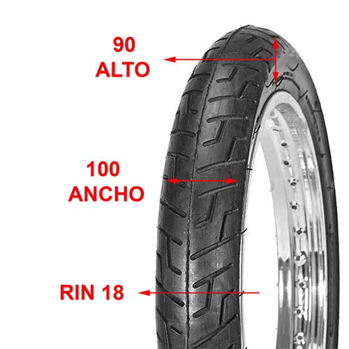 CUBIERTA HORNG FORTUNE 100X90X18 F936