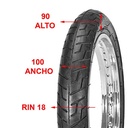 CUBIERTA HORNG FORTUNE 100X90X18 F936