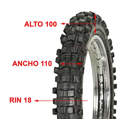 CUBIERTA HORNG FORTUNE 110X100X18 F897