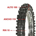 CUBIERTA HORNG FORTUNE 110X100X18 F897