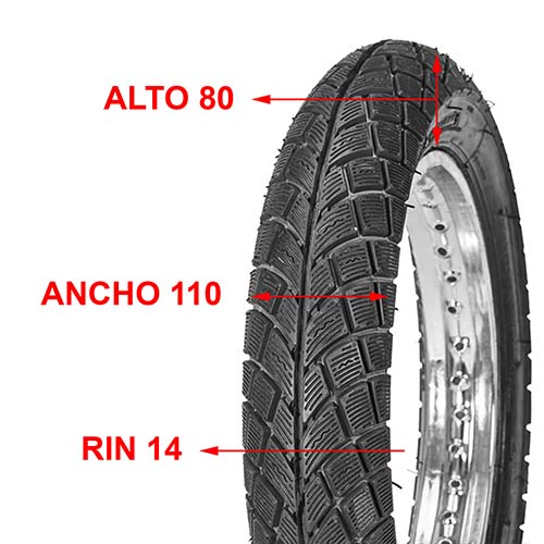 CUBIERTA HORNG FORTUNE 110X80X14 4PR MK961
