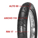 CUBIERTA HORNG FORTUNE 110X80X17 F806