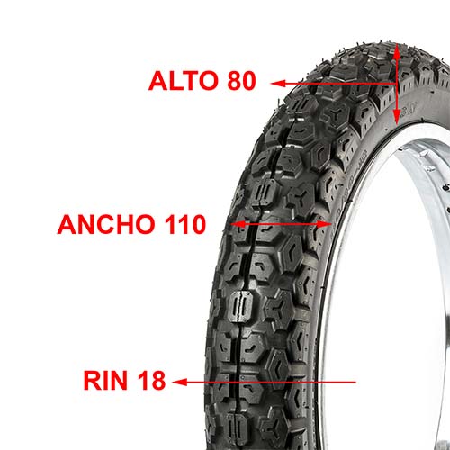 CUBIERTA HORNG FORTUNE 110X80X18 F889