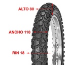 CUBIERTA HORNG FORTUNE 110X80X18 F970