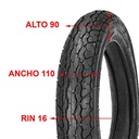 CUBIERTA HORNG FORTUNE 110X90X16 F937