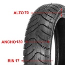 CUBIERTA HORNG FORTUNE 130X70X17 F931