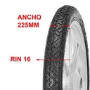 CUBIERTA HORNG FORTUNE 225X16 CON TAQUITOS F879