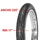 CUBIERTA HORNG FORTUNE 225X17 PISTA 2PR F916