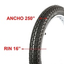 CUBIERTA HORNG FORTUNE 250X17 CALLE 2PR F874