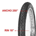 CUBIERTA HORNG FORTUNE 250X18 F871