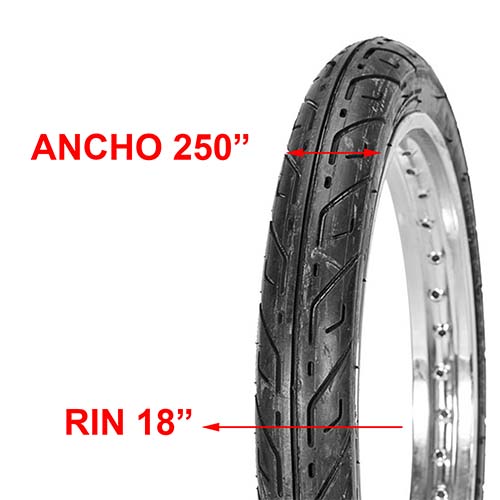CUBIERTA HORNG FORTUNE 250X18 F914