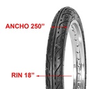 CUBIERTA HORNG FORTUNE 250X18 F914