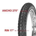 CUBIERTA HORNG FORTUNE 275X17 CALLE 2PR F876