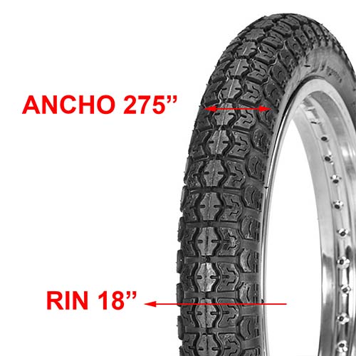 CUBIERTA HORNG FORTUNE 275X18 F876