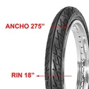 CUBIERTA HORNG FORTUNE 275X18 F916