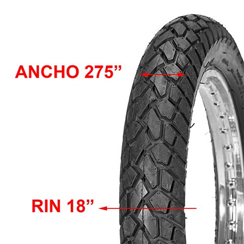 CUBIERTA HORNG FORTUNE 275X18 F921