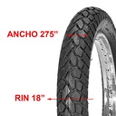 CUBIERTA HORNG FORTUNE 275X18 F921