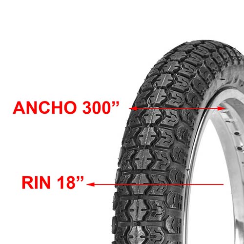 CUBIERTA HORNG FORTUNE 300X17 F876
