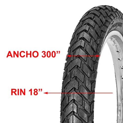 CUBIERTA HORNG FORTUNE 300X18 F923