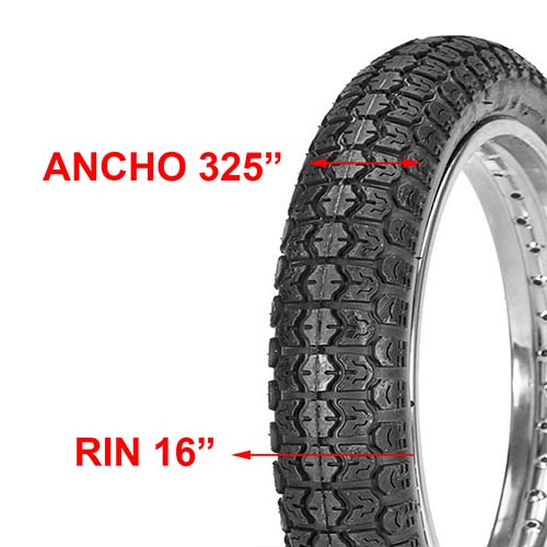 CUBIERTA HORNG FORTUNE 325X16 F876
