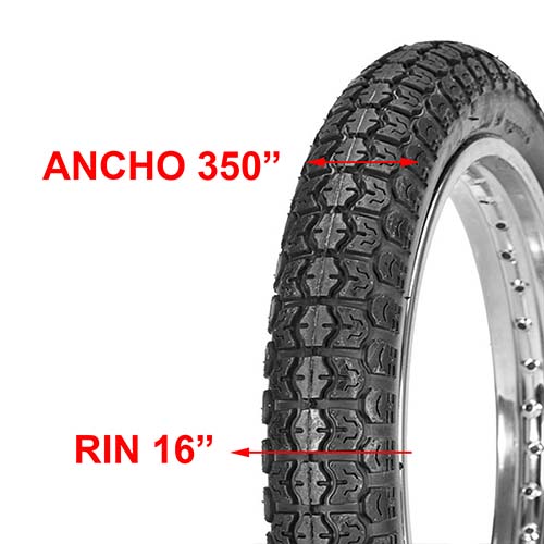 CUBIERTA HORNG FORTUNE 350X16 F876