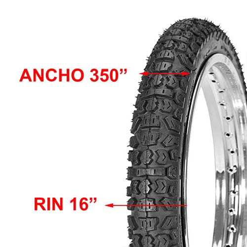 CUBIERTA HORNG FORTUNE 350X16 F890