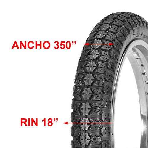 CUBIERTA HORNG FORTUNE 350X18 F876