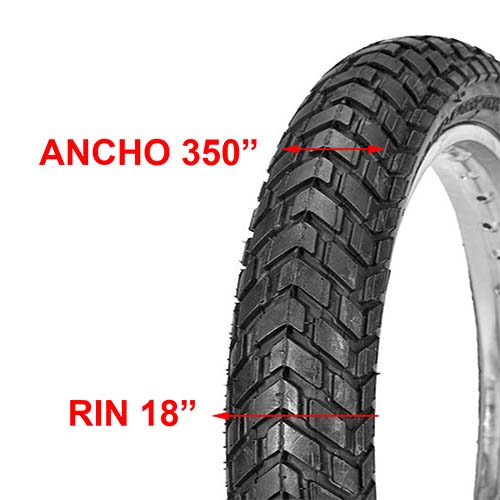 CUBIERTA HORNG FORTUNE 350X18 F923