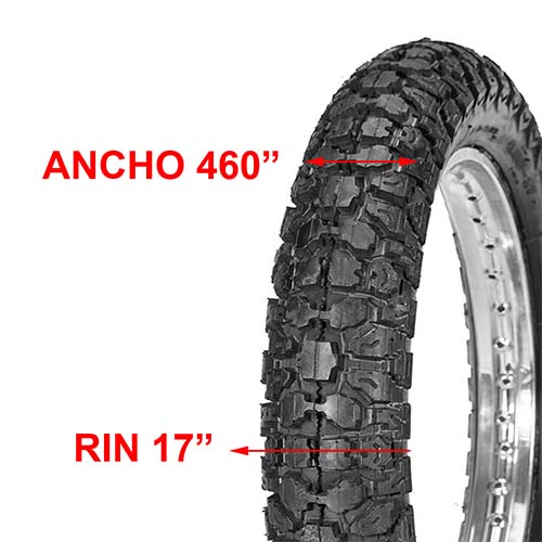 CUBIERTA HORNG FORTUNE 460X17 F939