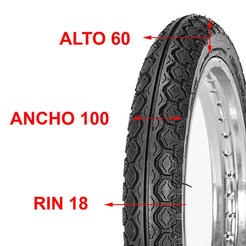 CUBIERTA HORNG FORTUNE 60X100X17 F888