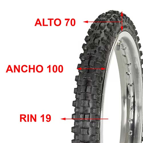 CUBIERTA HORNG FORTUNE 70X100X19 F807