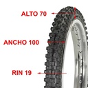 CUBIERTA HORNG FORTUNE 70X100X19 F807