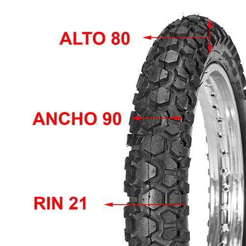 CUBIERTA HORNG FORTUNE 80X90X21 F970