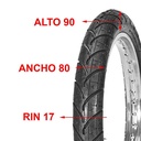 CUBIERTA HORNG FORTUNE 90X80X17 F932