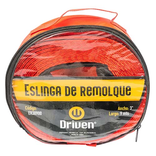 ESLINGA REMOLQUE 3" x 9 METROS HEAVE DUTY DRIVEN (ER30900)