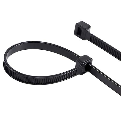 PRECINTO BOLSA X 100UN. 200MMX3,6MM NEGRO DRIVEN (P-200-36-N)