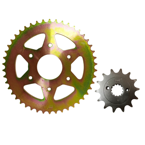 KIT TRANSMISION DOMINAR 400 / KTM DUKE 390 (46T / 14T) 520HO-118L C/CAD DOR. C/ ORING STD