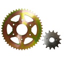 KIT TRANSMISION DOMINAR 400 / KTM DUKE 390 (46T / 14T) 520HO-118L C/CAD DOR. C/ ORING STD