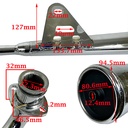 ESCAPE 207413 RITMO ORIGINAL MOTOMEL BLITZ 110 SPR