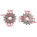 PIÑON 14T HONDA XR 250 TORNADO STD