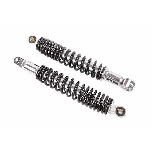 AMORTIGUADOR MOTOMEL VX125/150 NEGRO (JGO) STD EXCLU