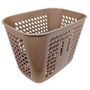 CANASTO UNIV. MODELO PASEO P/MOTO Y BICI MARRON PLASTICA VC (671M)